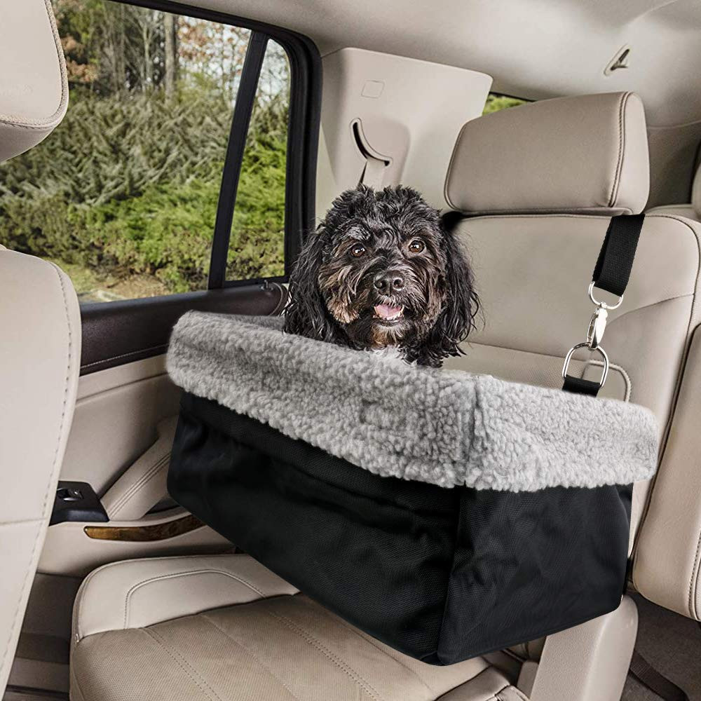Devoted Doggy Deluxe Dog Car Seat, Dog Booster Seat Fits Pets up to 15lbs, Padded Cushioning, Adjust | Amazon (US)
