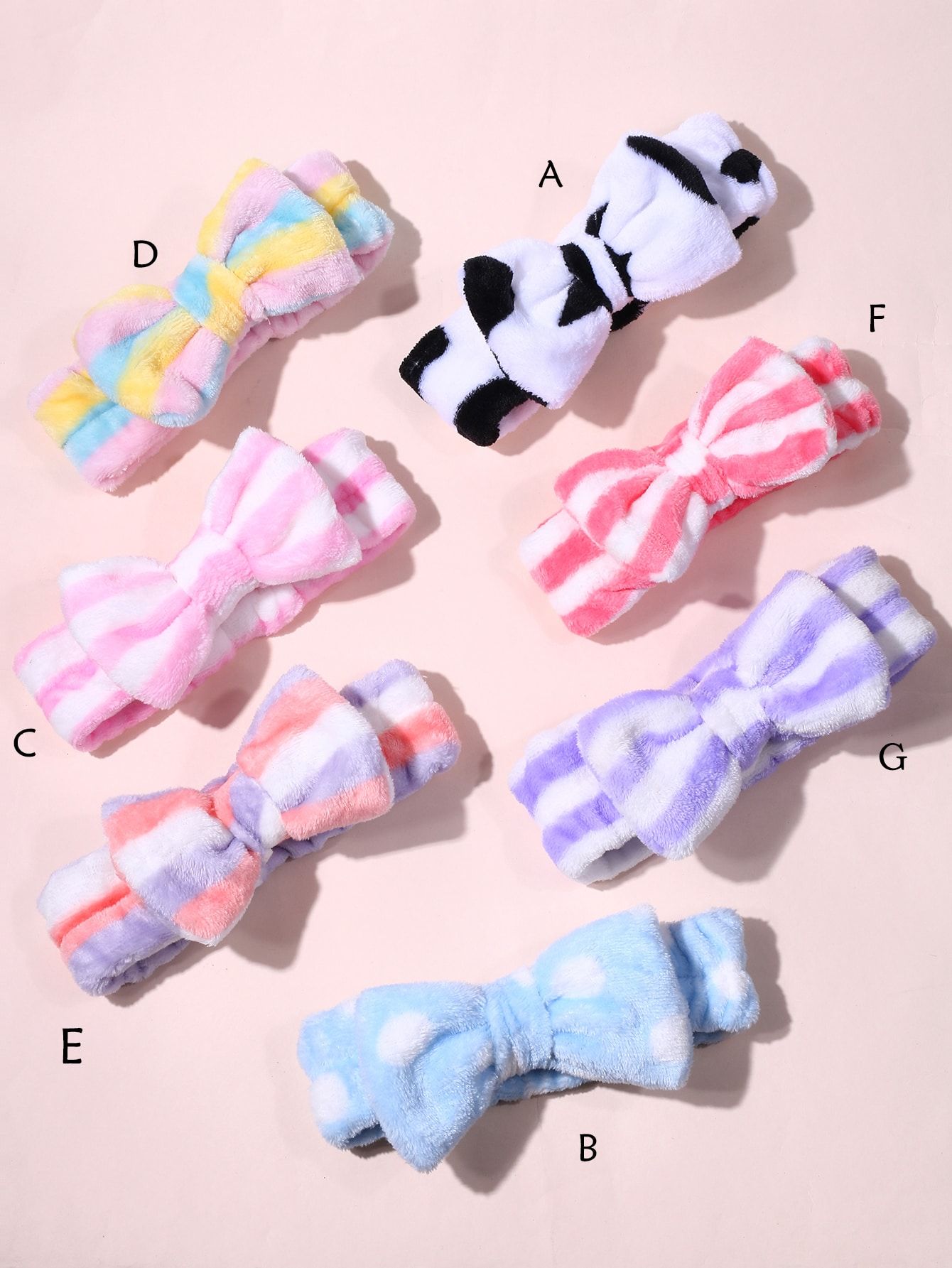 1pc Graphic Print Bow-knot Bath Headband | SHEIN