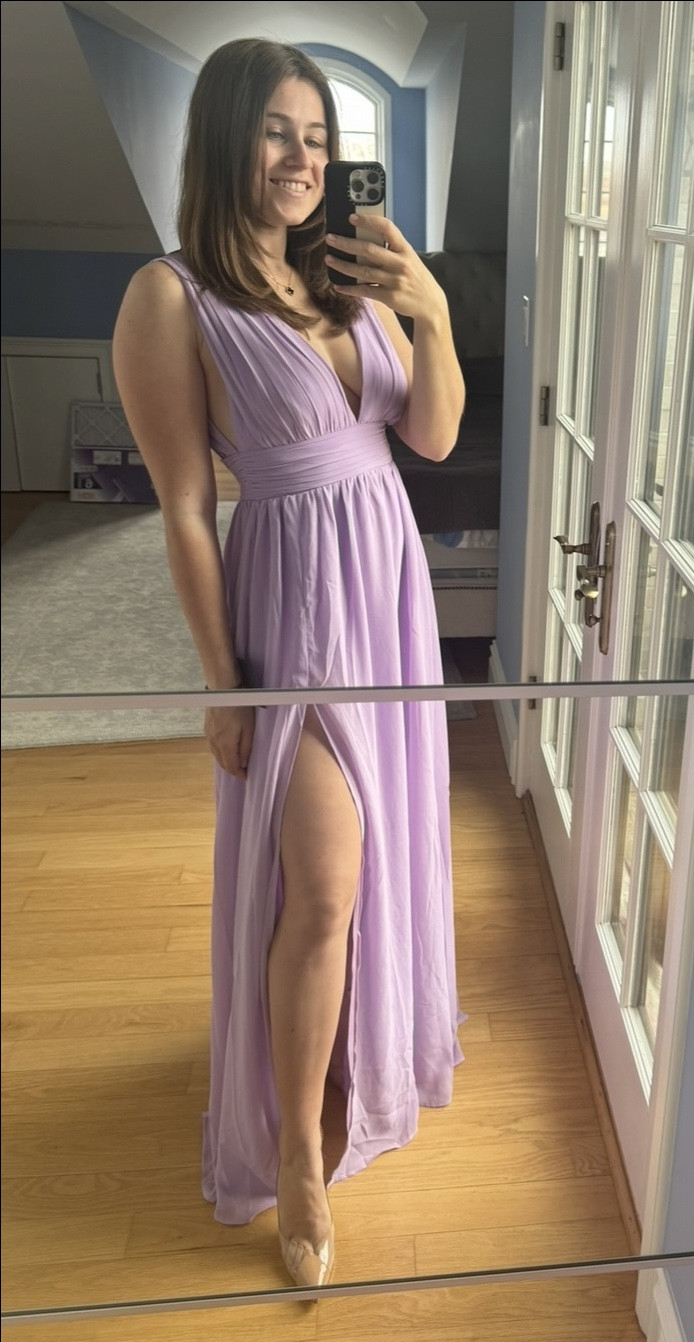 The Lilac 🌸 saga continues 💜

This color is so perfect for Spring and Summer events. I am loving it 😍 more and more! 

If you are looking for affordable evening wear dresses, I highly recommend you check out Lulus! Great quality and pretty designs 🙂 

#EasilyEveningWear #Lilac 

#LTKparties #LTKwedding #LTKstyletip