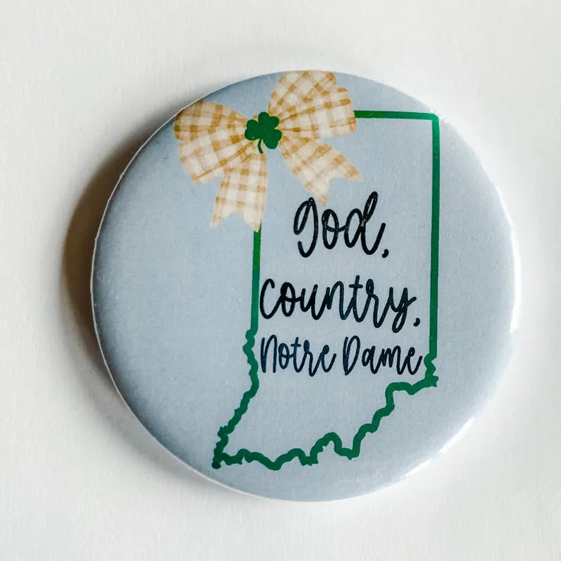 Notre Dame College Game Day Button Game Day Pin - Etsy | Etsy (US)