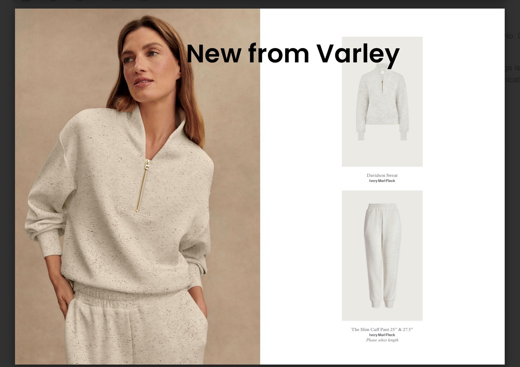 New pieces I got from varley
I took small 

#LTKStyleTip