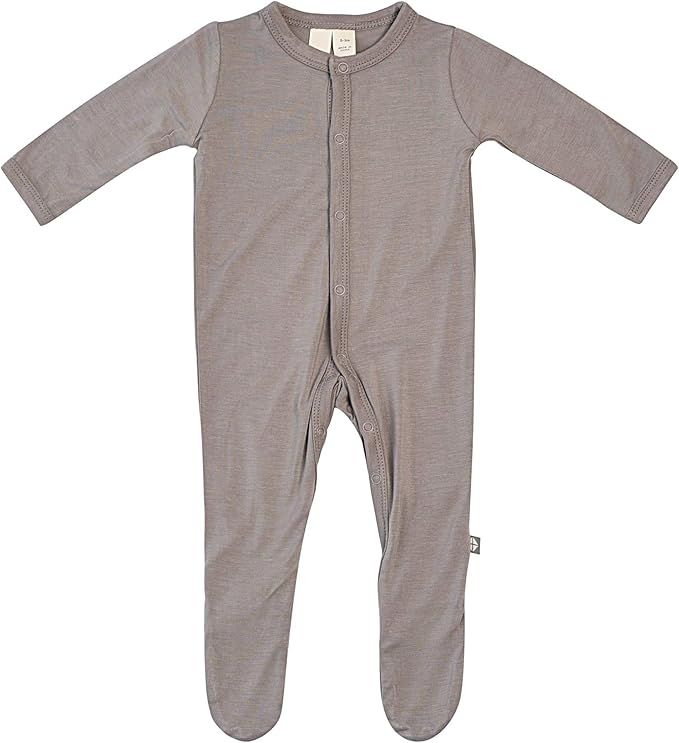 KYTE BABY Soft Bamboo Rayon Footies, Snap Closure, 0-24 Months, Solid Colors | Amazon (US)