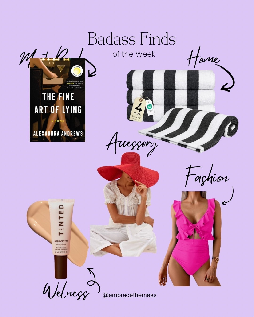 This week’s picks are inspired by our theme: Dress for the version you’re becoming.

A few finds to help you show up as her this summer. ✨💜

#LTKdayinmylife #LTKselfcare #LTKootd