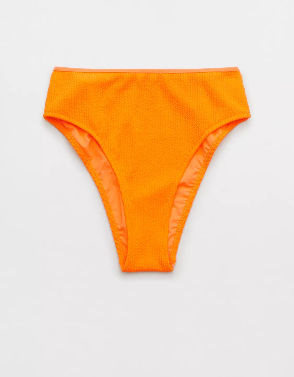 Aerie Crinkle High Cut Cheeky Bikini Bottom | Aerie