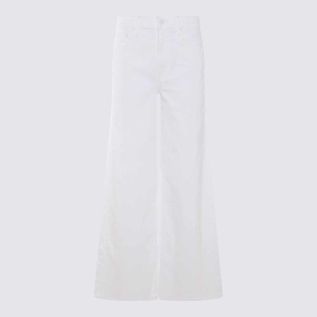 Mother White Cotton Blend Jeans | Italist.com US