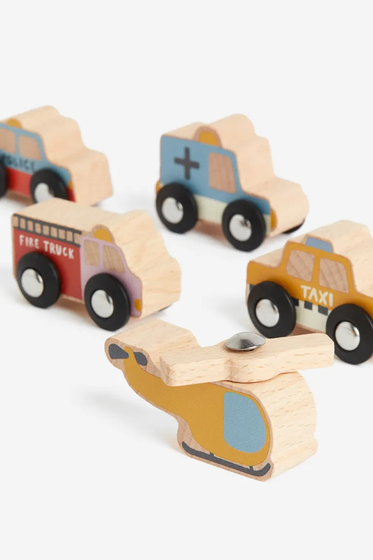 5-pack Wooden Toys | H&M (US + CA)