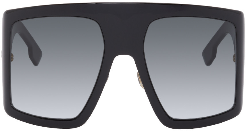 Dior Black DiorSoLight1 Sunglasses | SSENSE