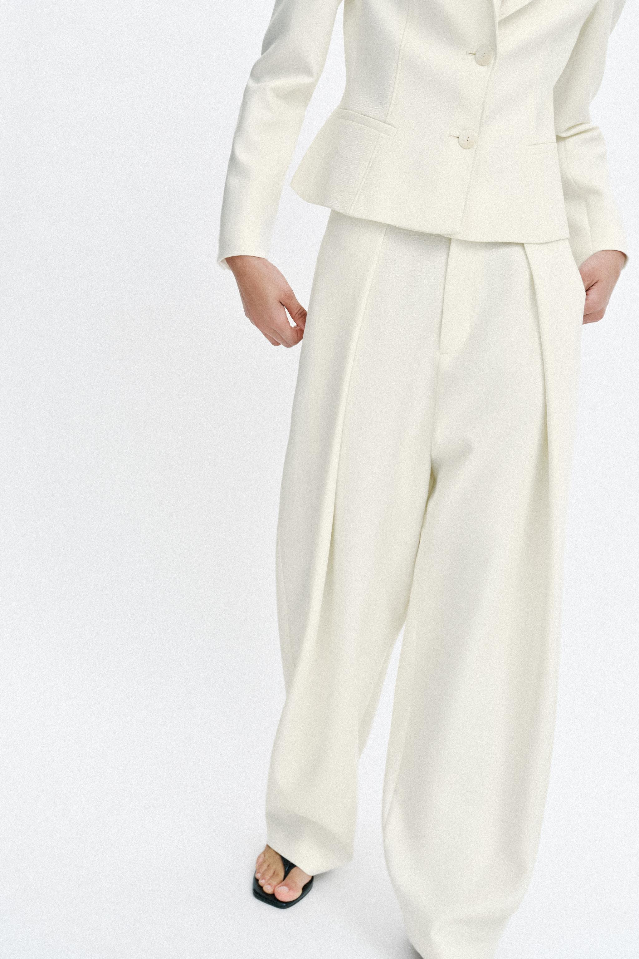 VOLUME PLEATED PANTS | Zara US