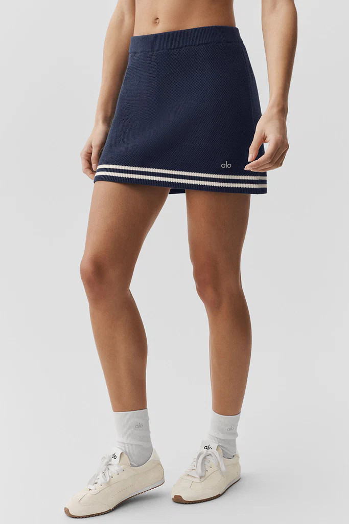 Tennis Club Sweater Knit Skirt | Alo Yoga (US)
