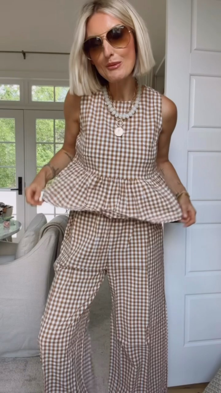 How cute is this gingham matching set?! Several colors available! Wearing M.

Loverly Grey, Amazon find, Amazon fashion, gingham matching set, spring fashion, spring outfit ideas

#LTKootd #LTKSeasonal