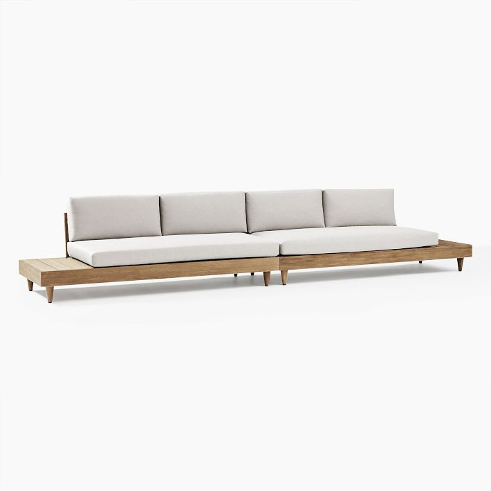 Portside Low Outdoor Grand Sofa (162") | West Elm (US)