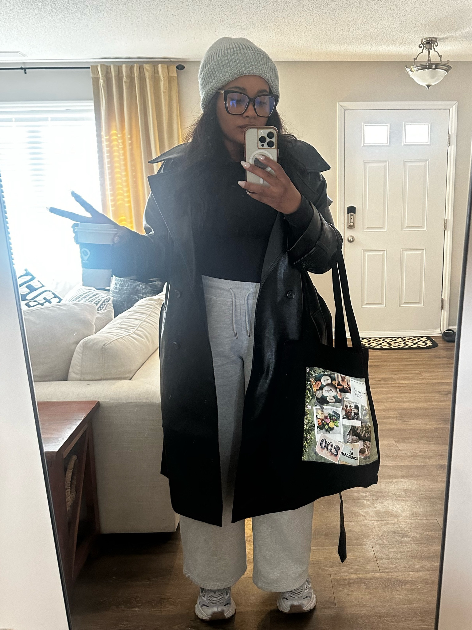 Running errands in style 🫶🏽 I never realized how good I look in a trench 

#LTKmidsize #LTKfindsunder100