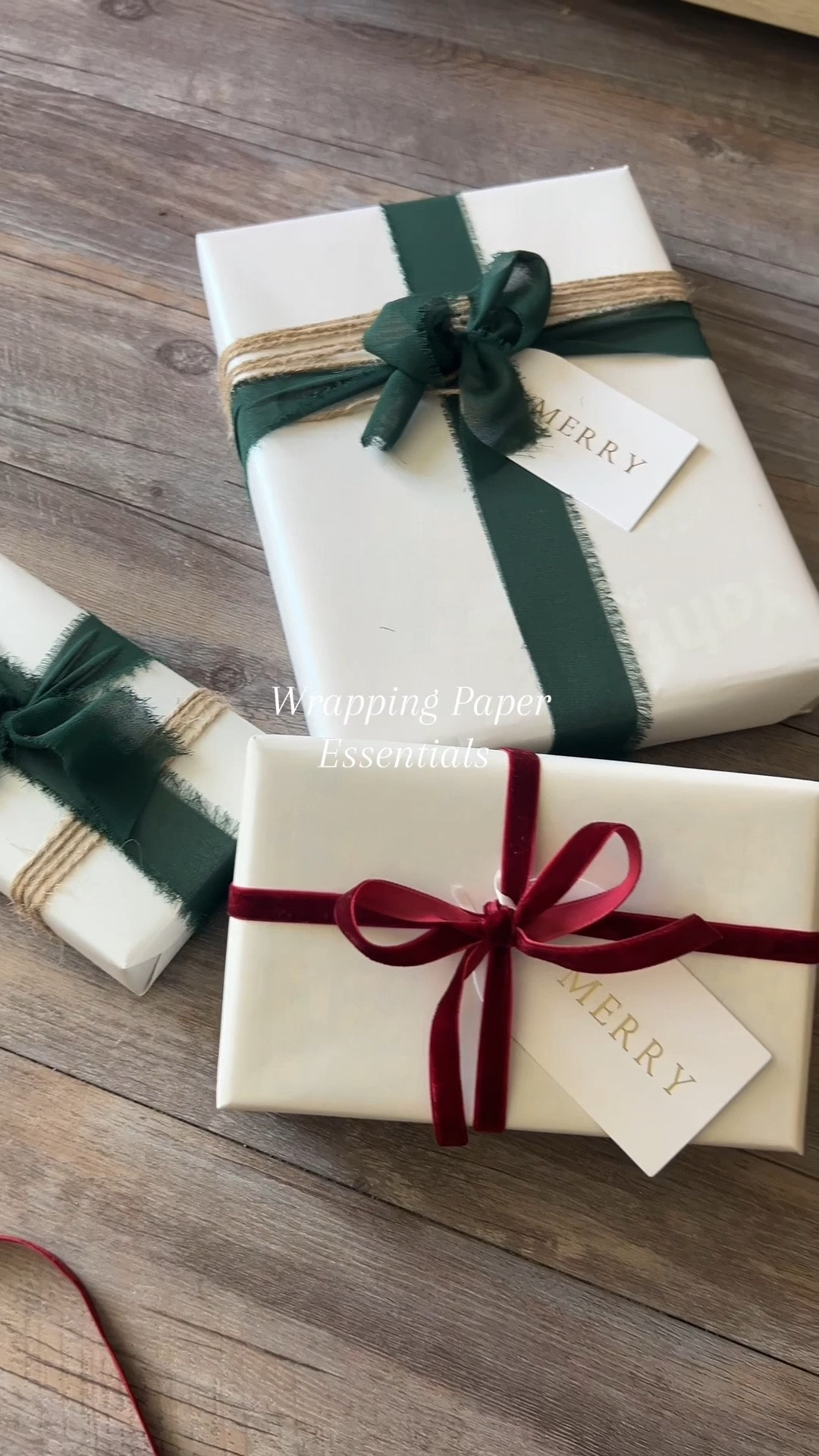 Simple, but chic wrapping paper essentials. All from Amazon and ship with prime! 🎁

#LTKdayinmylife #LTKHoliday #LTKHome