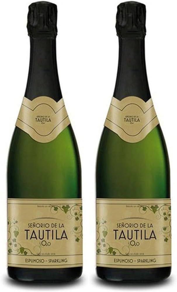 Tautila Espumoso Blanco Non-Alcoholic Sparkling Wine 750ml (2 Bottles) | Amazon (US)