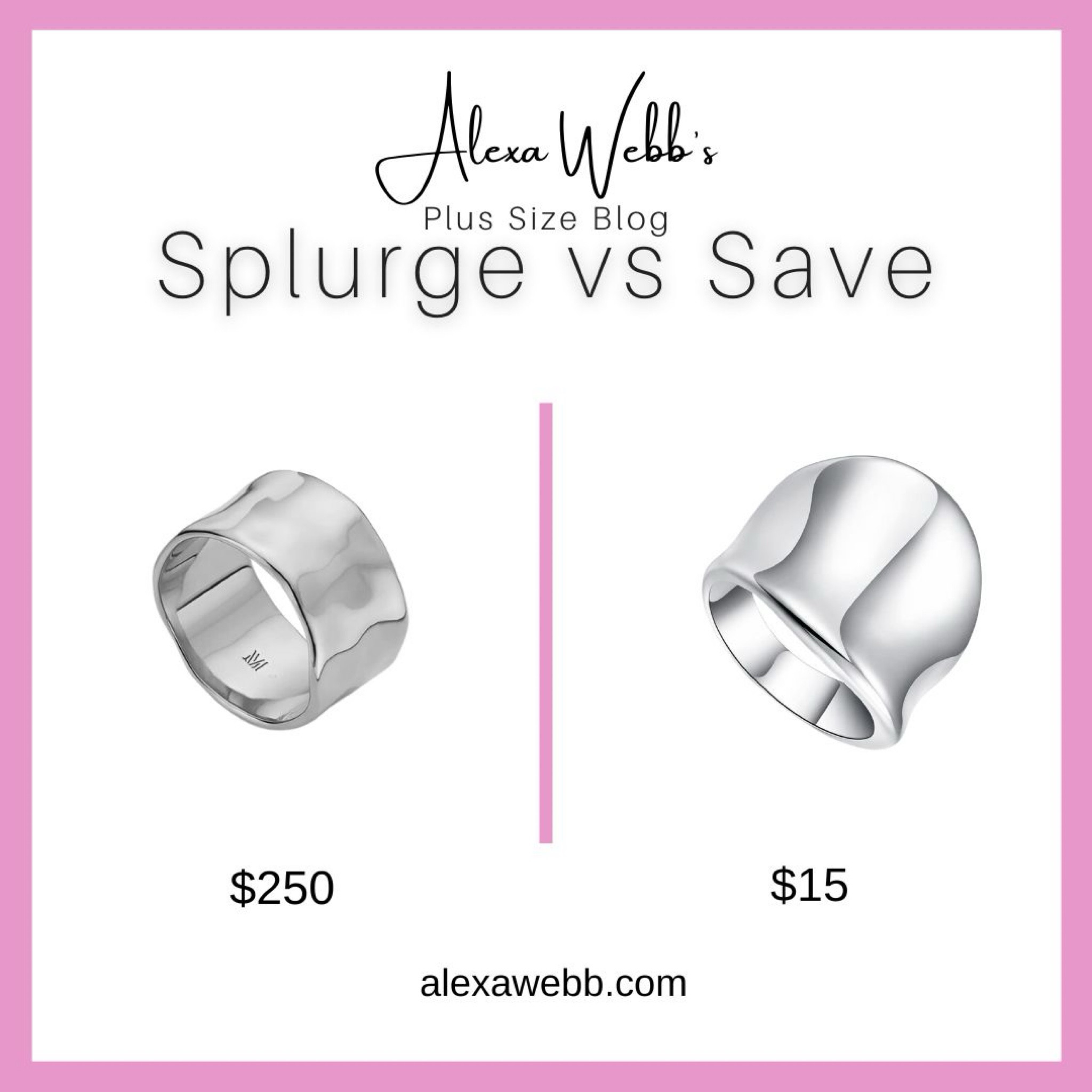 Splurge Vs Save by Alexa Webb #plussize

#LTKover40 #LTKplussize #LTKstyletip