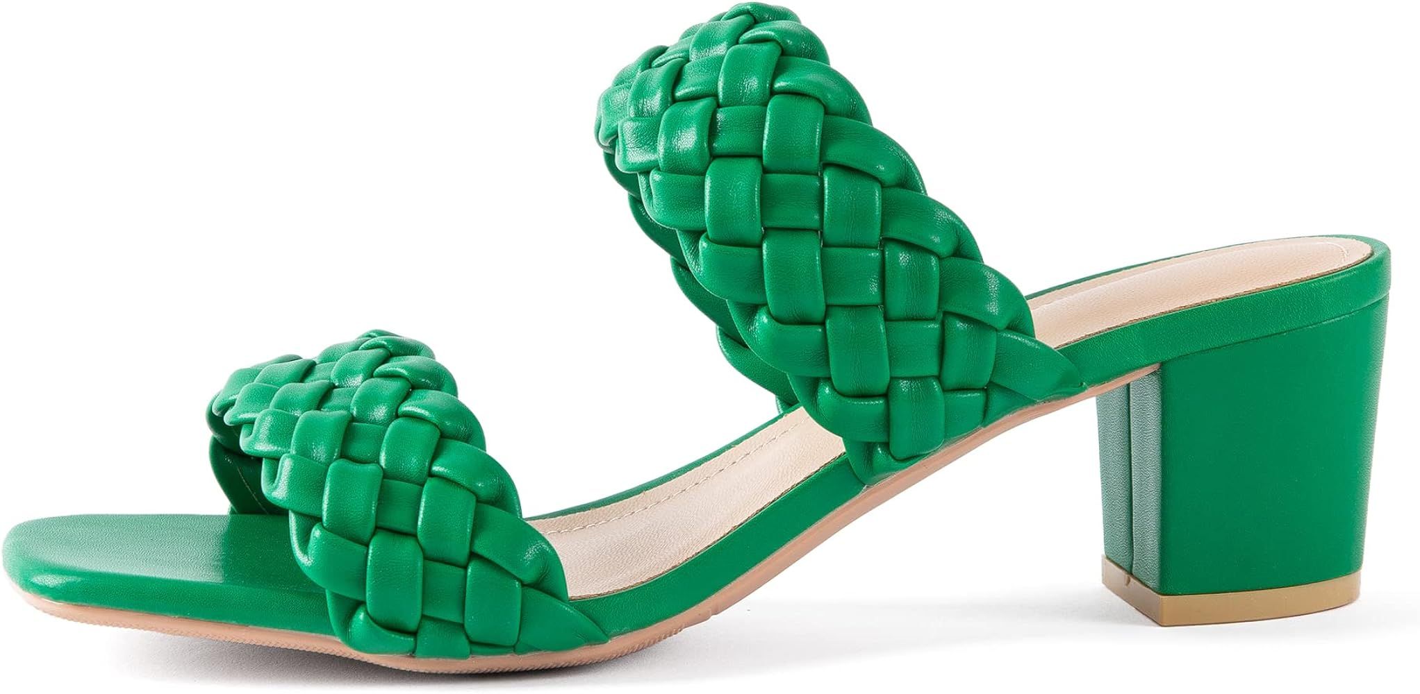 Green Braided Heel | Amazon (US)