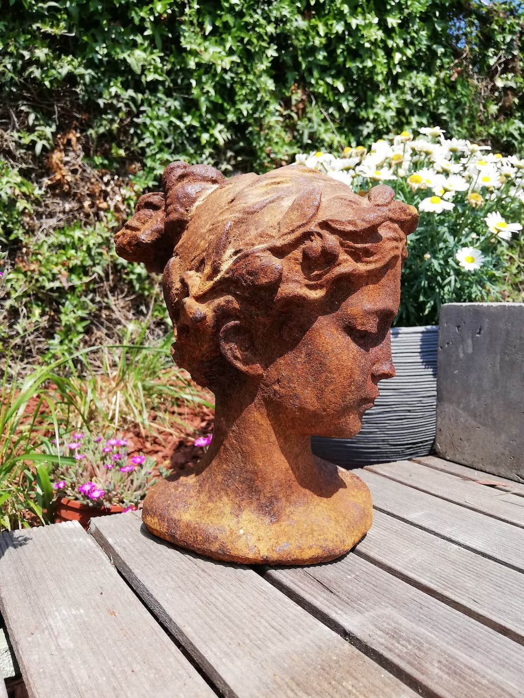 Classical sculpture of a lady - garden bust | Etsy (US)