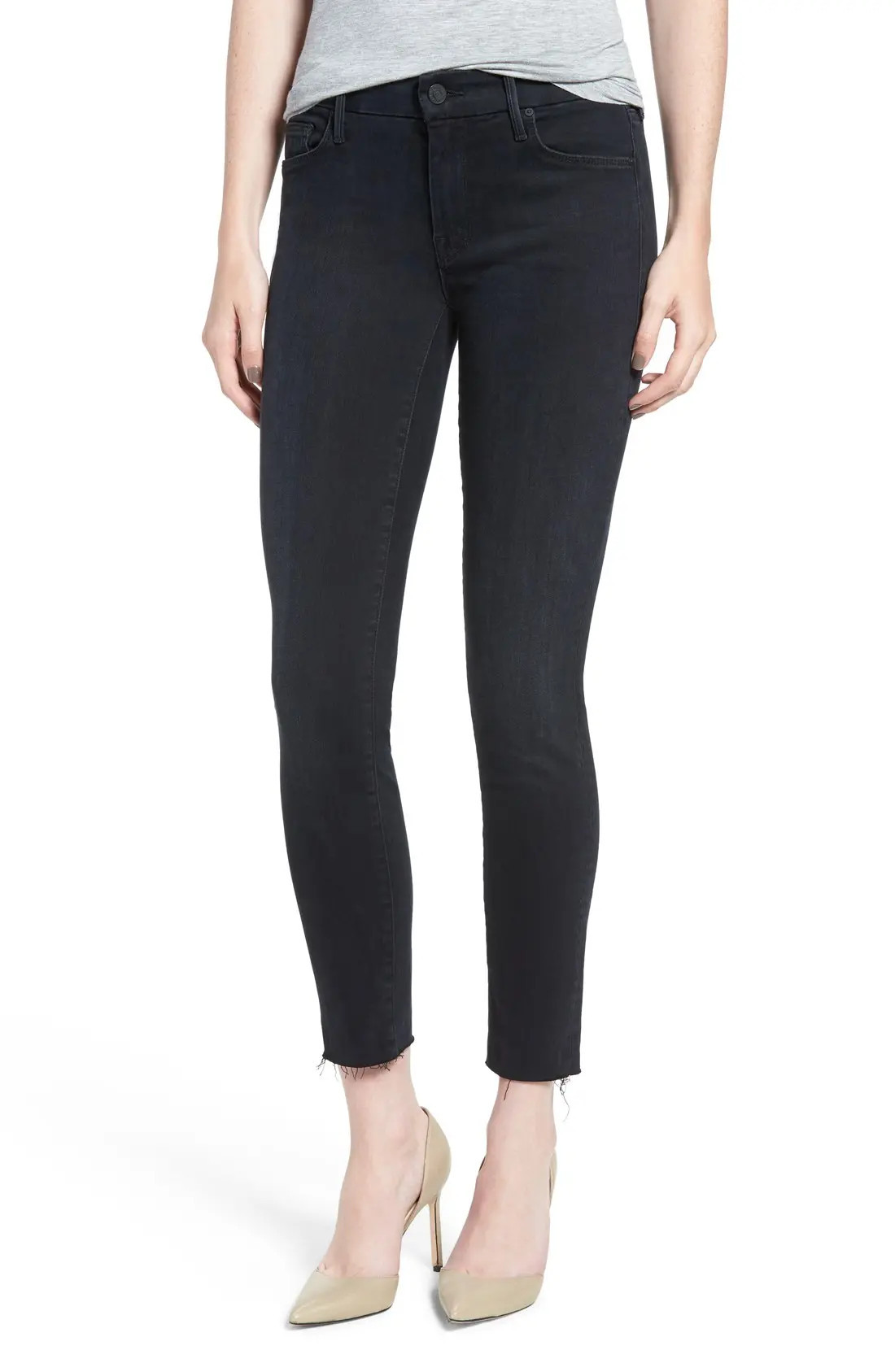 Frayed Ankle Skinny Jeans | Nordstrom