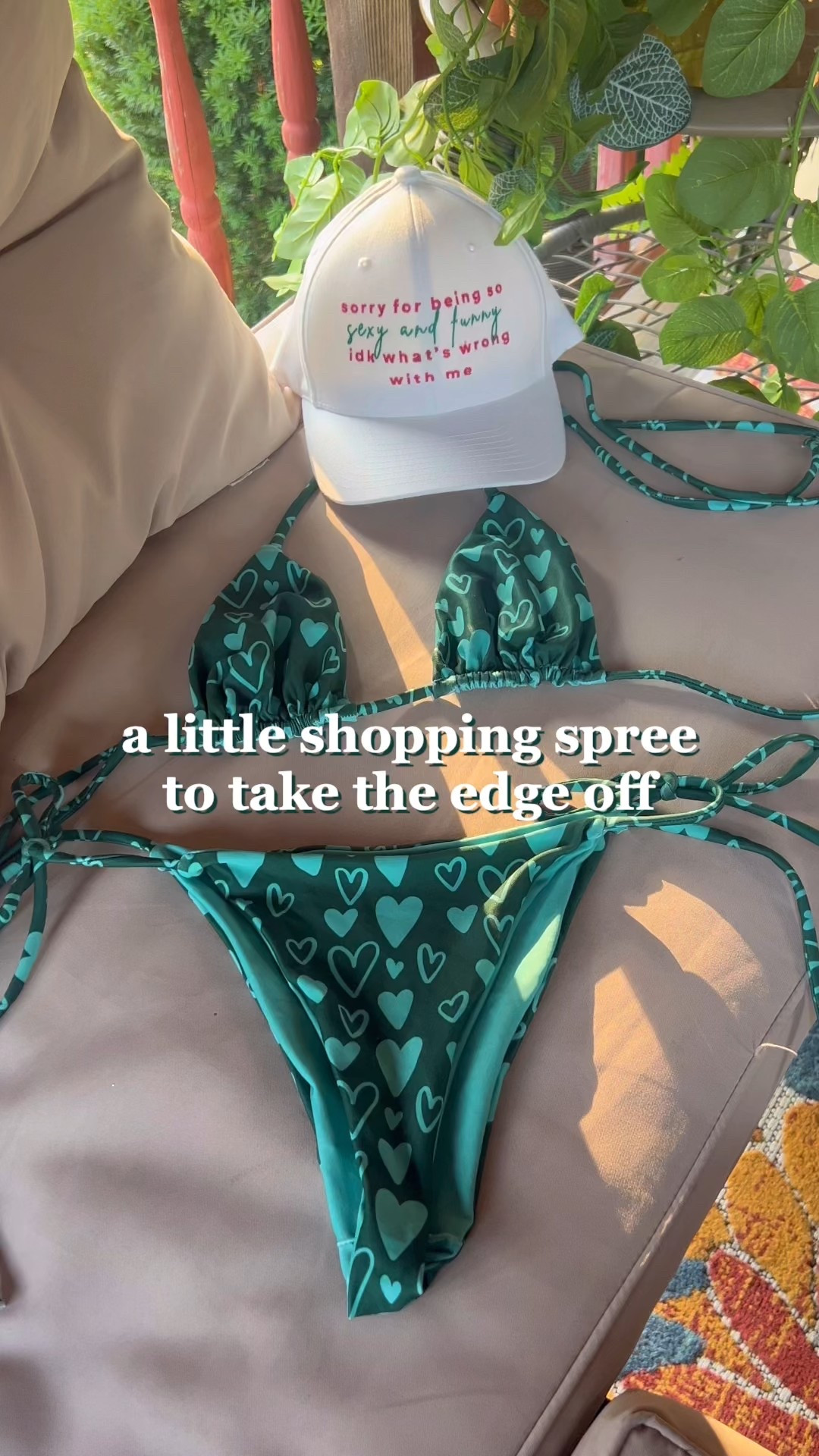 get your shop on @Shop The Banannie Diaries - string bikinis, cute hats, and more!!

✨ hat - sorry for being so sexy and funny idk what’s wrong with me
✨ string bikini - take care of your mind - adjustable triangle top and side tie bottoms 

#TheBanannieDiaries #TheBanannieDiariesByAnnie #stringbikinis #bikinis #mentalhealthmatters #funnyhats #baddiesonly 

#LTKStyleTip #LTKSwim #LTKFindsUnder50