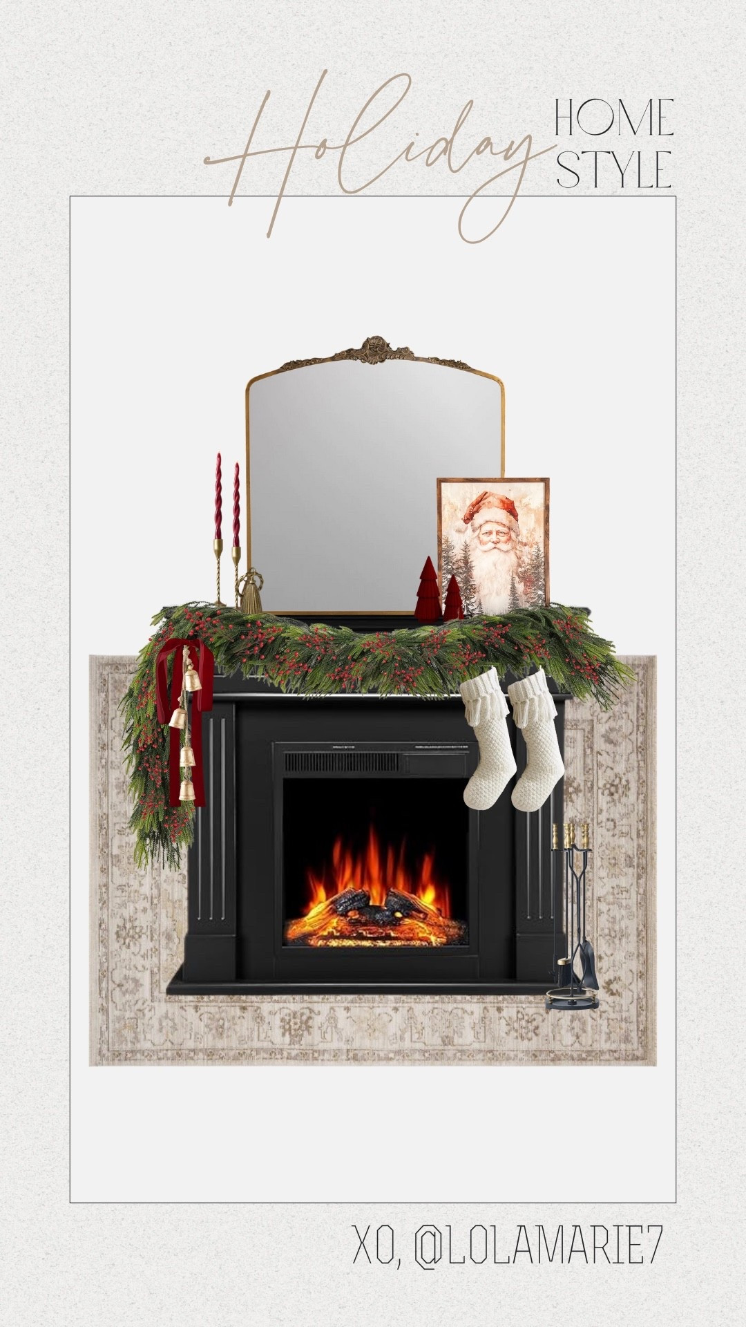 Holiday home inspo ✨

#homestyle #christmas #christmashome

#LTKHome #LTKHoliday