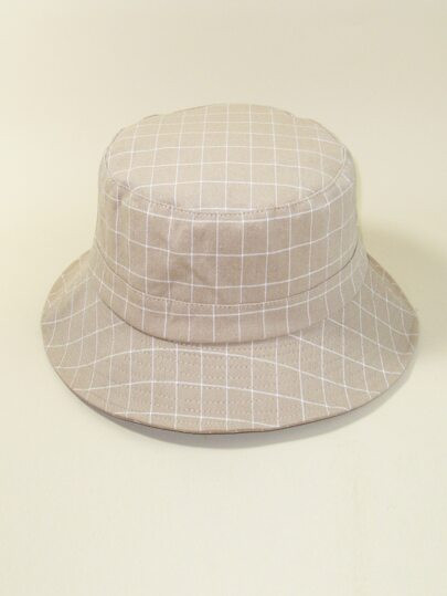 Men Plaid Pattern Bucket Hat | SHEIN