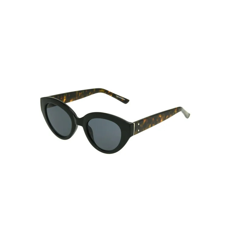 Scoop Women's Cat Eye Black Sunglasses | Walmart (US)