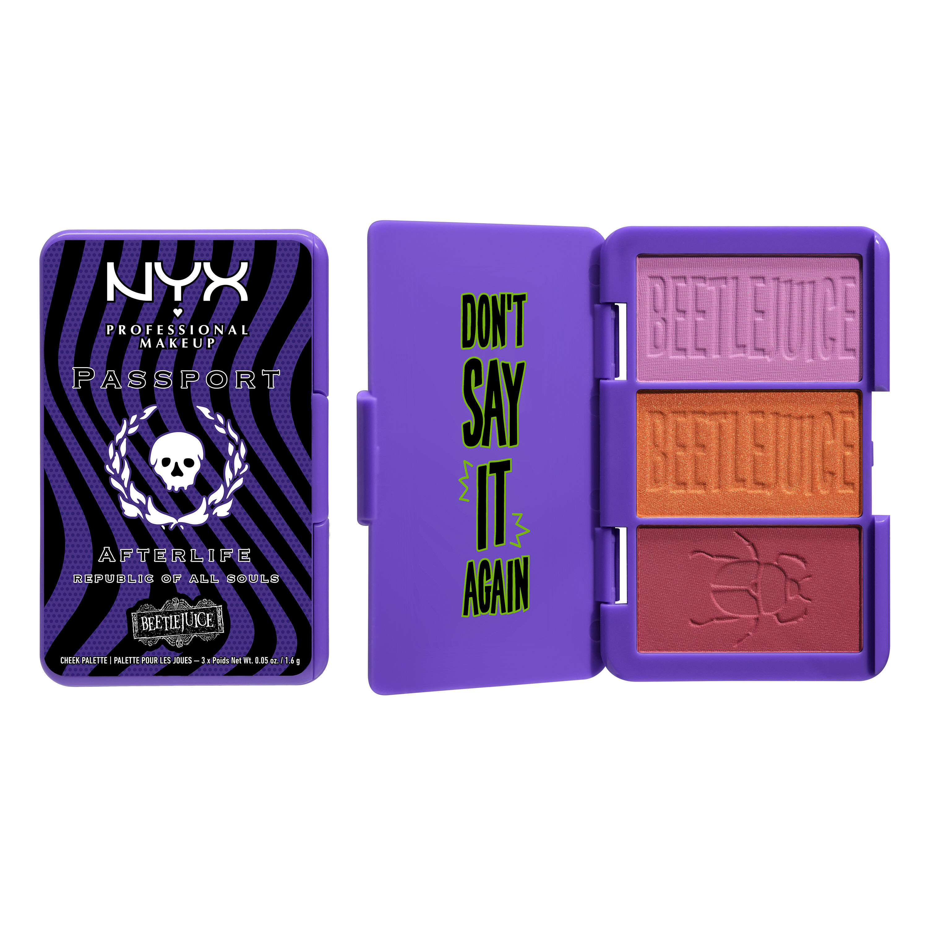 Beetlejuice Passport Cheek Palette | NYX Professional Makeup | NYX Professional Makeup (US)