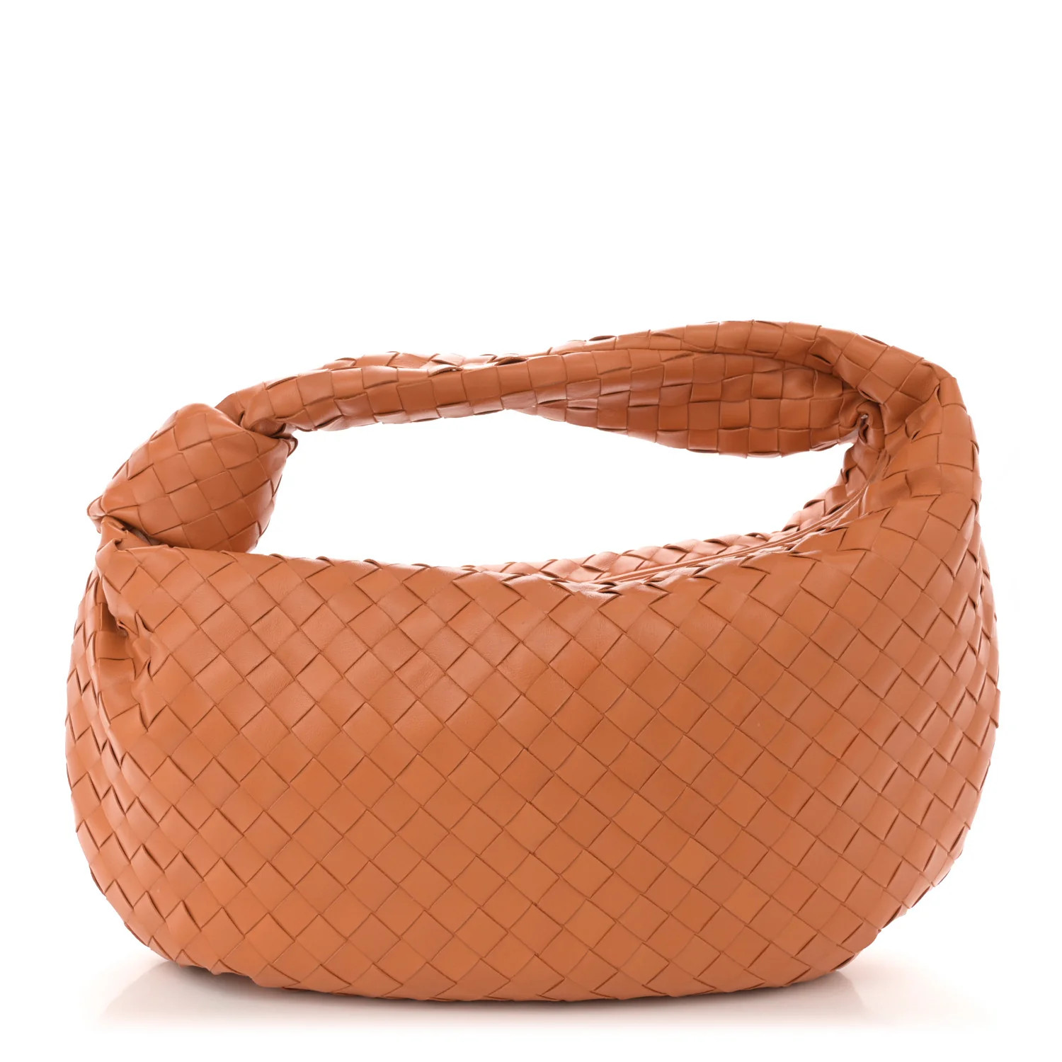 Nappa Intrecciato Small Jodie Hobo Clay | FASHIONPHILE (US)