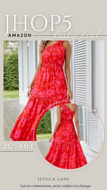 Love this asymmetrical tiered floral maxi dress, great for spring and summer baby or wedding showers, weddings, travel and vacation. Currently 26% off. Amazon fashion, women's dresses, floral dress, asymmetrical dress, tiered maxi dress, vacation dress, wedding guest dress, baby shower dress, bright dress

#LTKwedding #LTKsalealert #LTKtravel