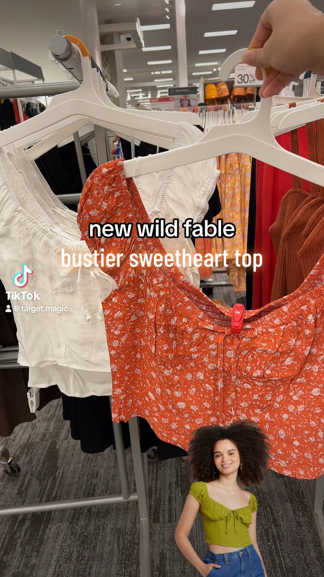 New tops at target! Sweetheart bustier detailing smocked back and tie front! Available in 4 colors 🧡💚🤍🖤

#LTKstyletip #LTKSeasonal #LTKFind