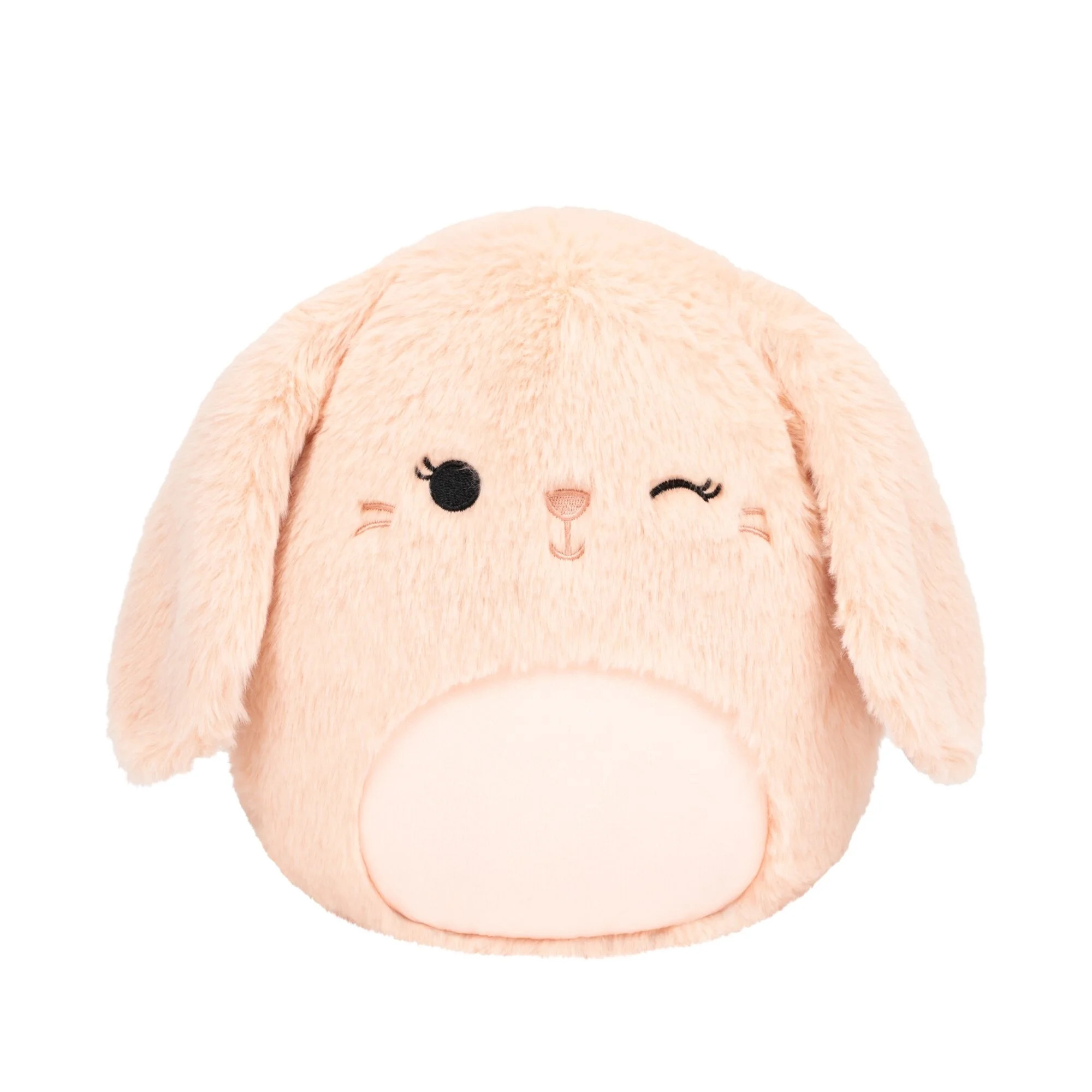 Squishmallows FuzzAMallow Official 8 inch Satine the Winking Peach Bunny - Child's Ultra Soft Plu... | Walmart (US)
