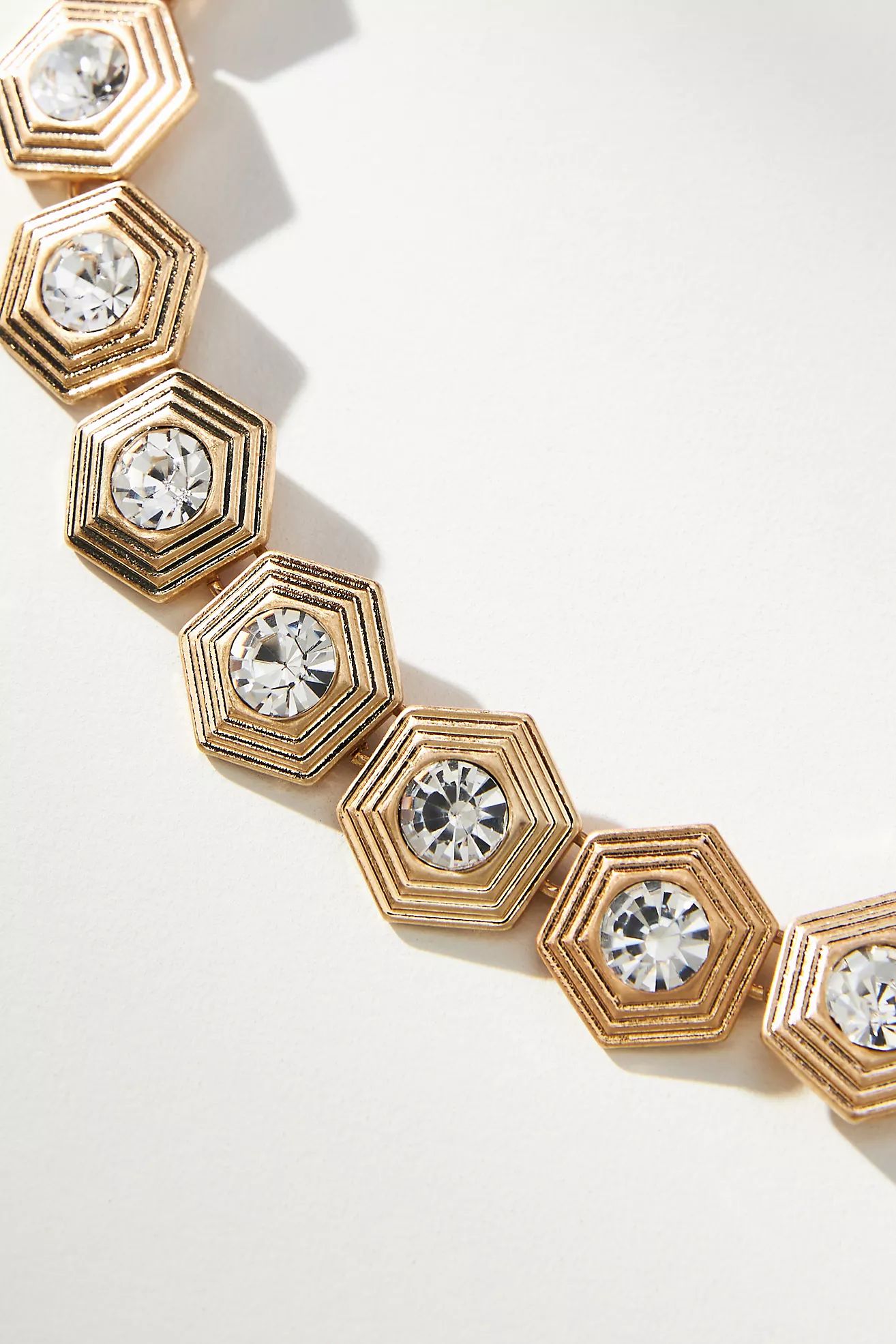 Crystal Hexagons Necklace | Anthropologie (US)