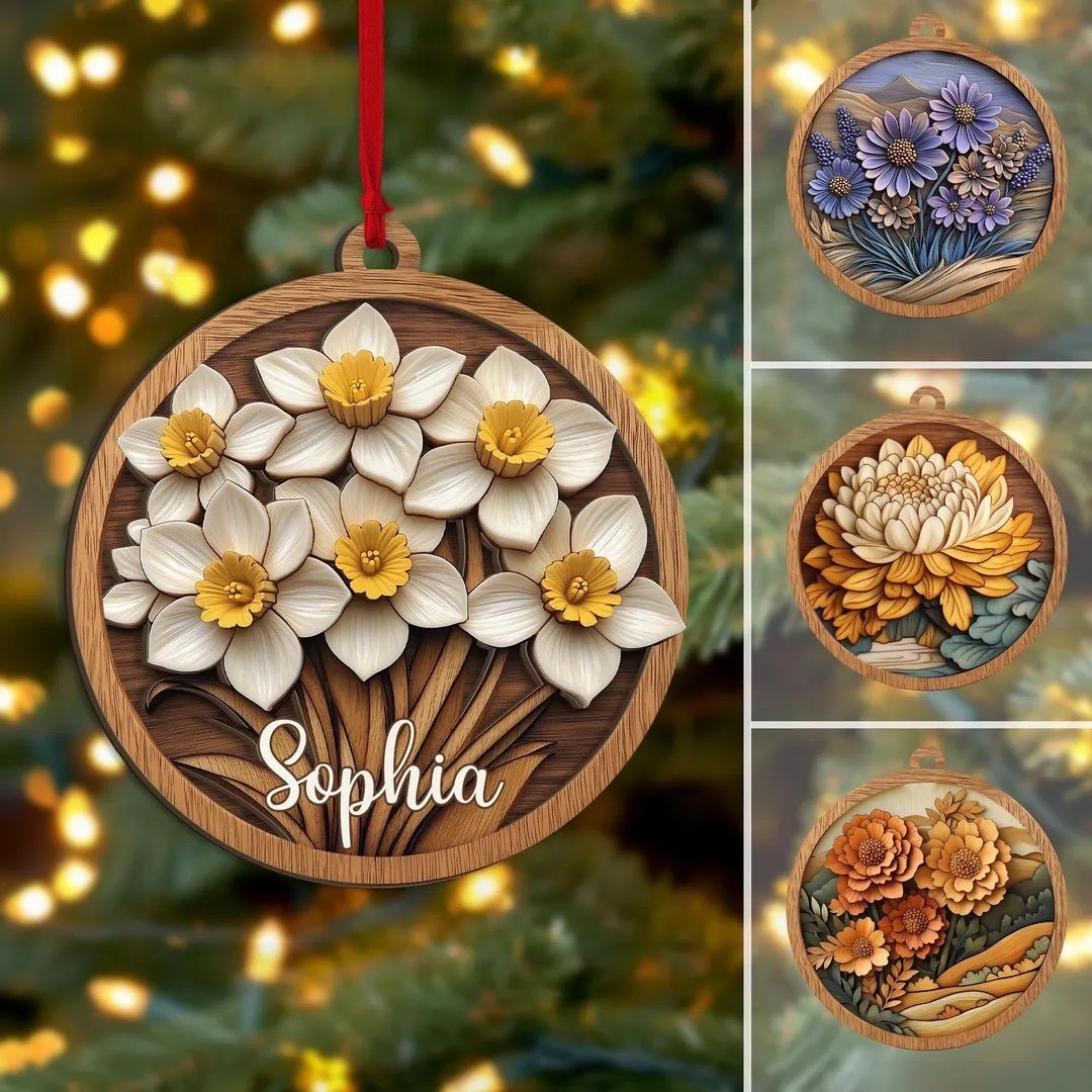 Add a charming touch to your seasonal decorating with this beautifully crafted wooden ornament by LouTun. Its crisp laser-cut details and vibrant UV-printed design make it a standout piece for the holidays and beyond. Whether you’re gifting for Christmas, Mother’s Day, Father’s Day, or simply celebrating family, this thoughtful keepsake is equal parts meaningful and stylish. Each ornament ships quickly, arrives ready to hang with multiple lanyard options, and includes a festive plaid bow for the perfect finishing touch. #EtsyFinds #HolidayDecor #OrnamentLove #GiftIdeas #LTKHome #LTKHoliday

#LTKHome #LTKGiftGuide #LTKHoliday