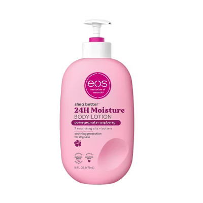 eos Shea Better Moisture Body Lotion - Pomegranate Raspberry - 16 fl oz | Target