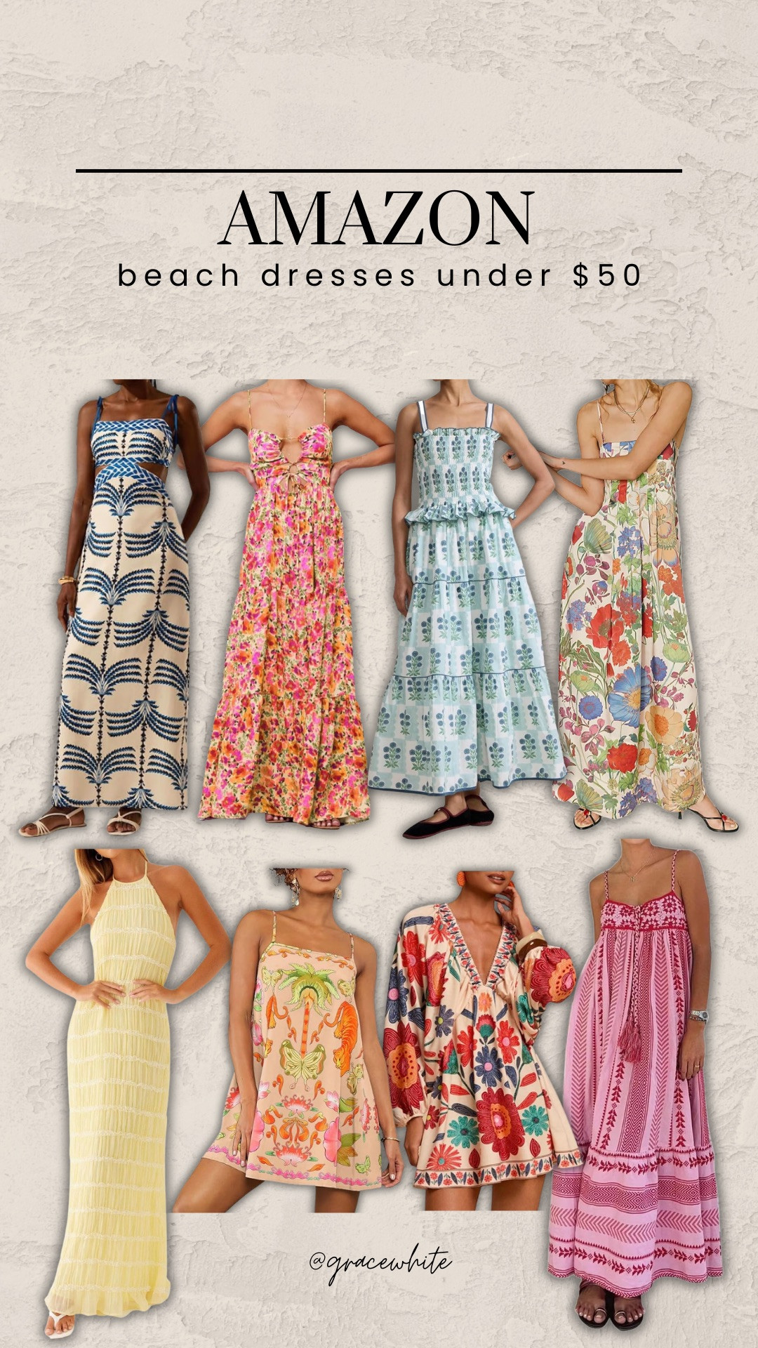 Check out my fave summer dresses from Amazon under $50!

bohemian dresses, summer dresses, maxi dresses, vacation dresses, beach dresses, Grace White 

 #LTKgrwm #LTKootd #LTKTravel