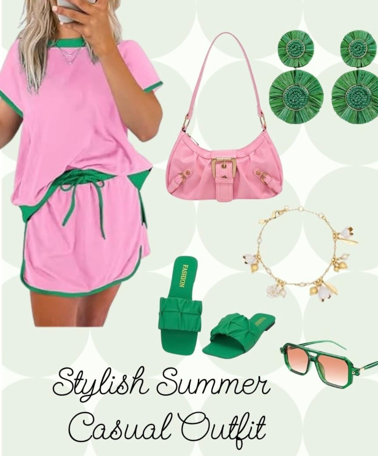 Super cute casual summer outfit stylish and trendy! Look cute all summer long ~from Amazon! ☀️