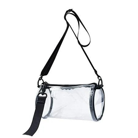 Realhomelove Clear Bag Stadium Approved Cylinder Satchel Waterproof Cosmetic Bag Multifunctional Sto | Walmart (US)