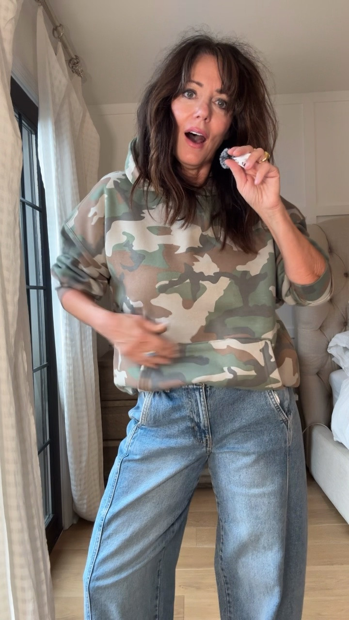 Camo hoodie from men’s section! So cozy, wearing size small 
@Walmart

#LTKmomlife #LTKOver40 #LTKTravel