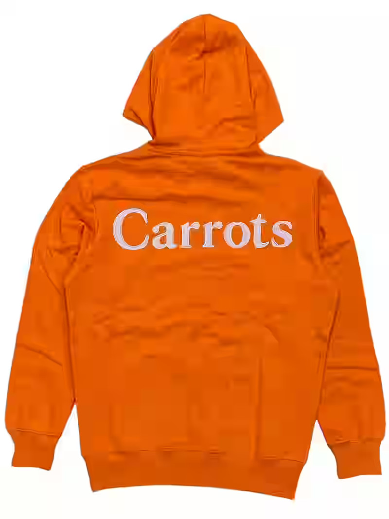 Carrots By Anwar Carrots Men's Wordmark Embroidered Full Zip Hoodie Sweatshirt (Small, Orange) | Walmart (US)