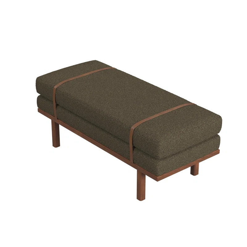 Wade Logan® Azayvion Upholstered Bench with Wood Base & Reviews | Wayfair | Wayfair North America