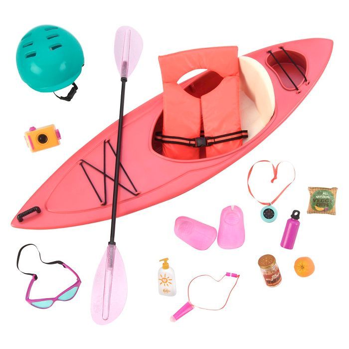Our Generation Kayak Adventure Sports Accessory Set for 18" Dolls | Target
