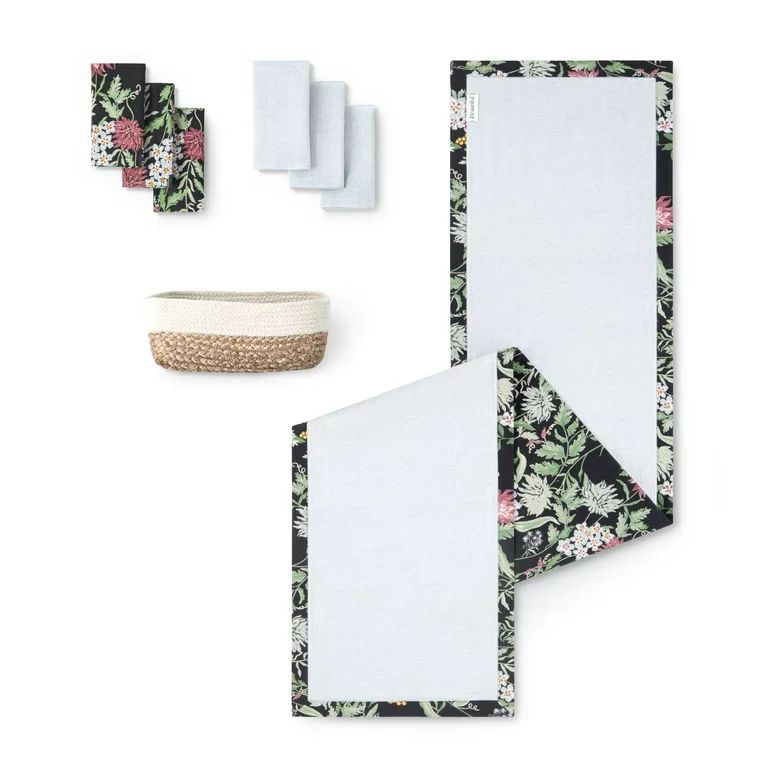 Beautiful 8-Piece Table Linen Set by Drew Barrymore | Walmart (US)