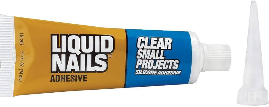 Liquid Nails LN207 All Purpose 2.5-Ounce Adhesive, 2.5oz, Clear | Amazon (US)