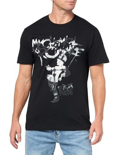 My Chemical Romance Black Parade Clock Logo Tee, Black, Large | Amazon (US)