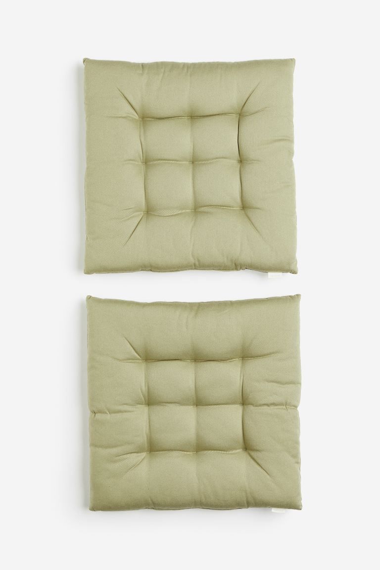 2-pack Cotton Seat Cushions | H&M (US + CA)