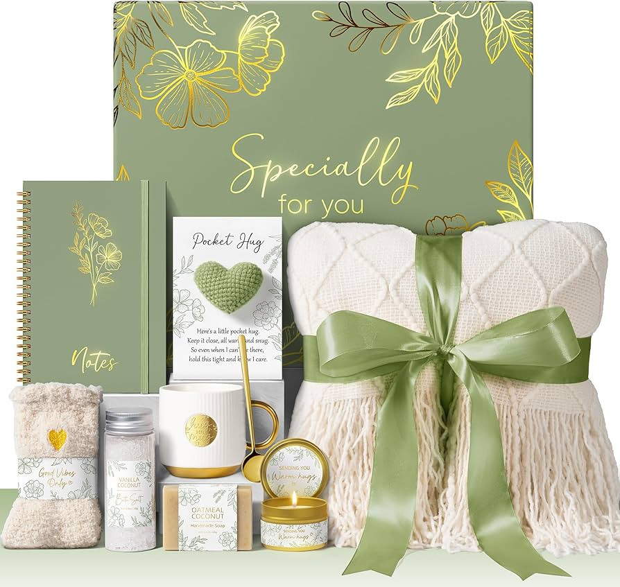 Self Care Gifts for Women Get Well Soon Gift Baskets, Unique Christmas Birthday Gifts for Women S... | Amazon (US)