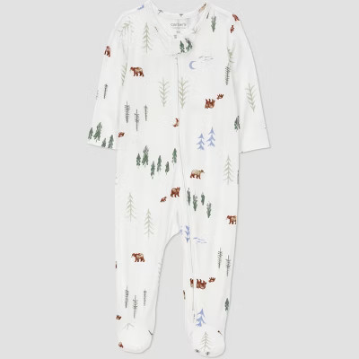 Carter's Just One You® Baby Boys' Forest Comfy Soft Sleep N' Play - Ivory | Target