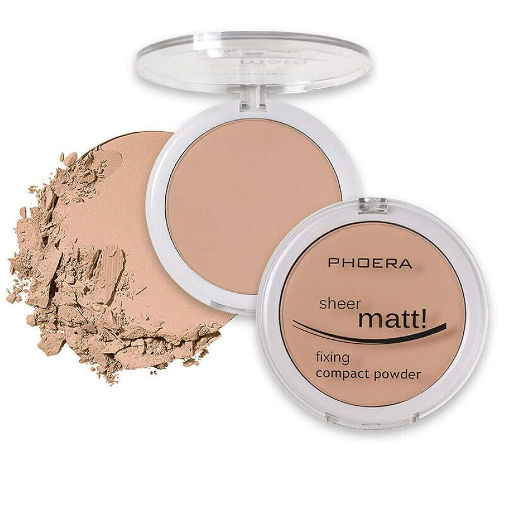 AQUAPURITY PHOERA Sheer Matte Compact Powder Fixing Powder Makeup Base Fixer Setting Powder Found... | Amazon (US)