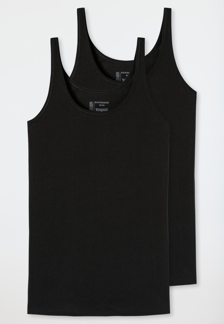 Top 2er-Pack schwarz - 95/5 | SCHIESSER | schiesser.com DE