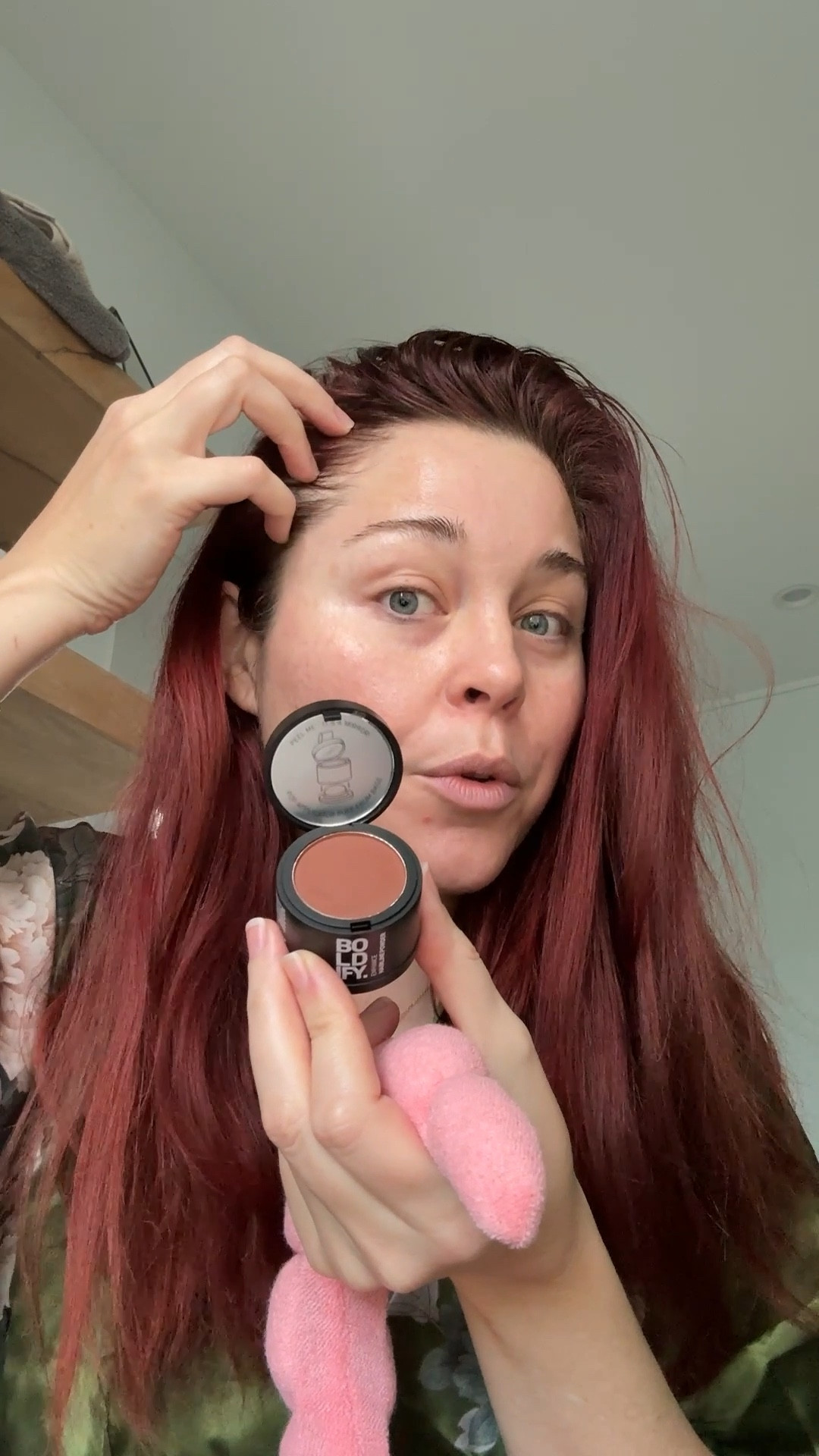 Anyone with gray hair or VERY stark roots, YOU NEED THIS! I hate my root grow out, and I’ve never found anything that looked natural to me. So I was SHOCKED when this root touch-up makeup worked like magic! I’ve seen a lot of blondes and brunettes try it and not a lot of red heads. What do you guys think! I feel like my hair looks pretty natural and understated. 

#LTKGiftGuide #LTKFindsUnder50 #LTKBeauty